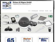 Tablet Screenshot of dicken-hilgers.de